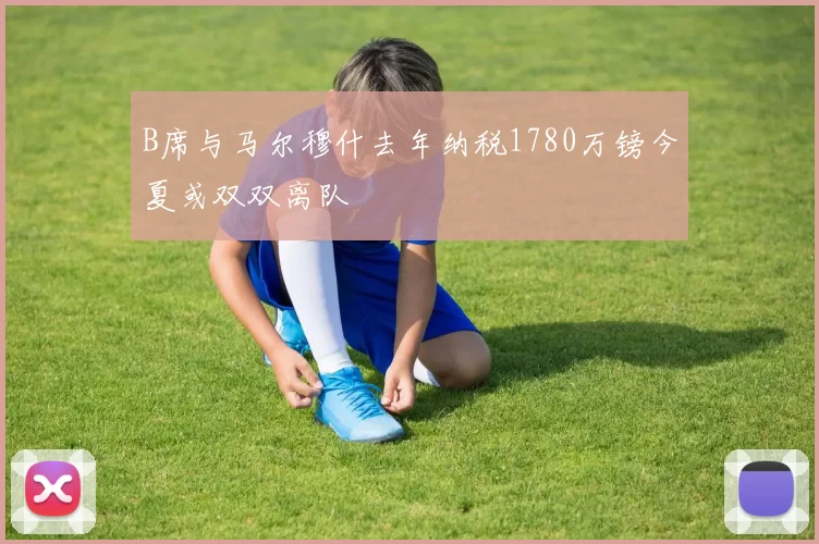 B席与马尔穆什去年纳税1780万镑今夏或双双离队