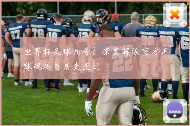 世界杯足球几号?深度解读官方用球规格与历史变迁