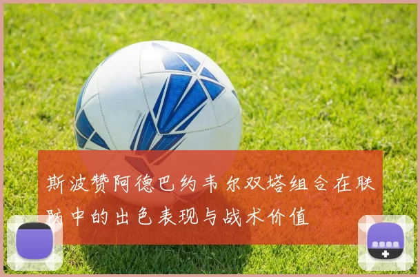 斯波赞阿德巴约韦尔双塔组合在联防中的出色表现与战术价值