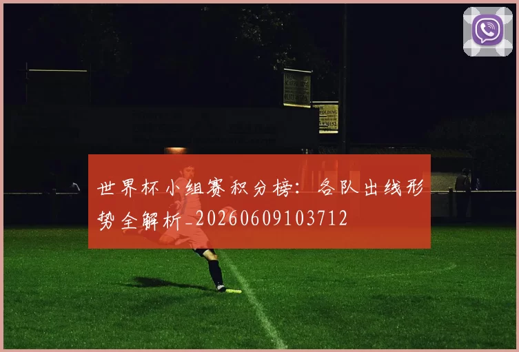 世界杯小组赛积分榜:各队出线形势全解析_20260609103712